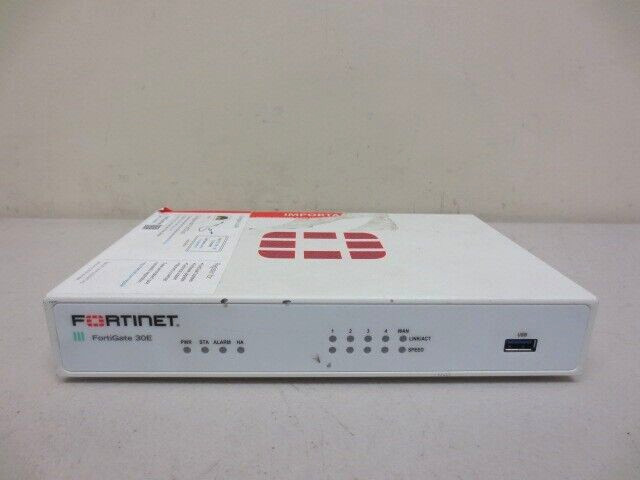 FortiGate 30E Fortinet Secure Firewall Appliance FG-30E *No AC Adapter*