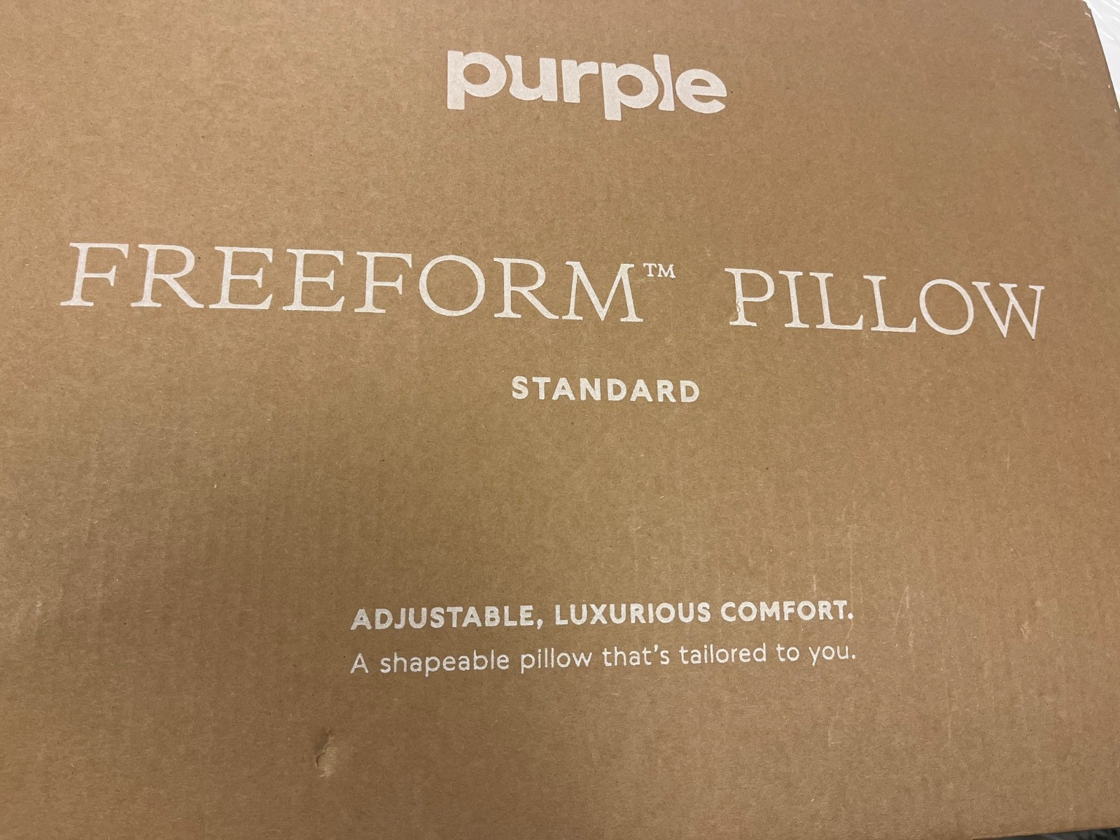 Purple brand Freeform Pillow Standard Size