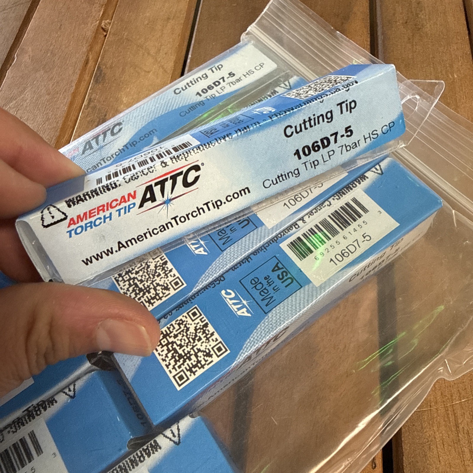 PACK 10 QTY- AMERICAN TORCH TIP Cutting Tip 106D7 Series Size 5 106D7-05