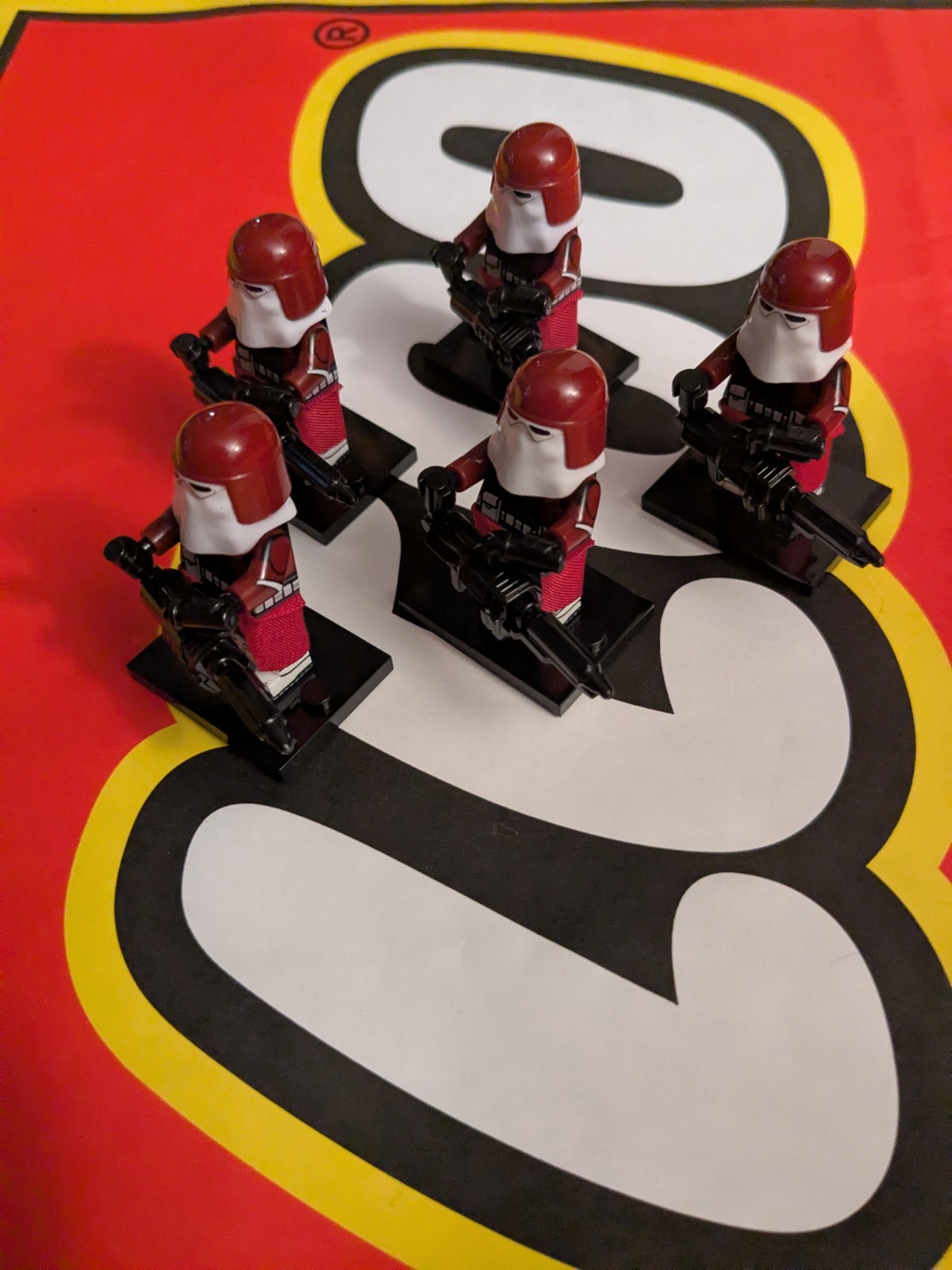 Quantity 5x Custom Lego Galactic Marine Clone Trooper 21st Nova Corps.