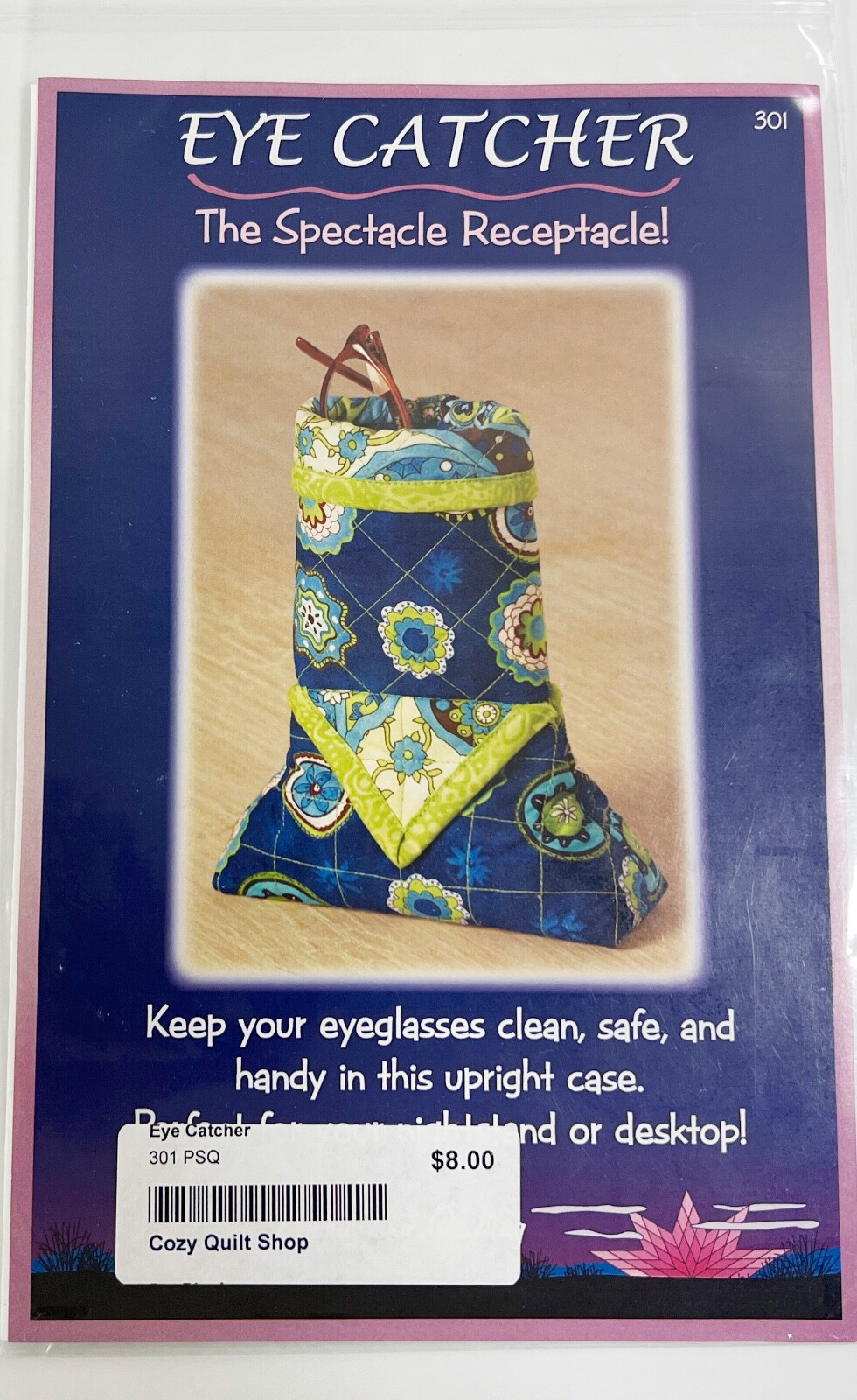 Eye Catcher The Spectacle Receptacle 301 Pattern 2009 By Prairie Sky Quilting