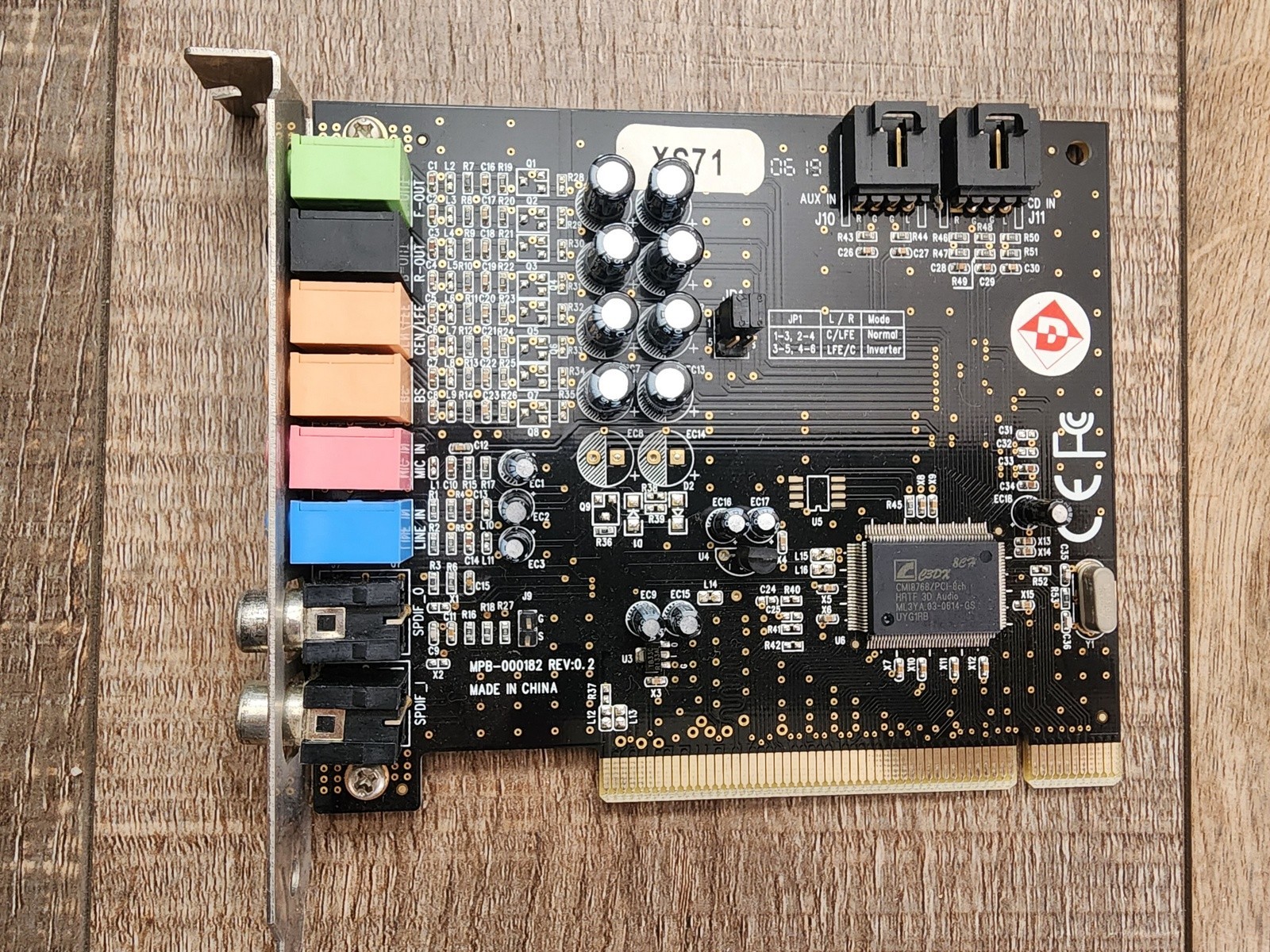 Diamond Multimedia XtremeSound 7.1 PCI Sound Card, MPB-000182