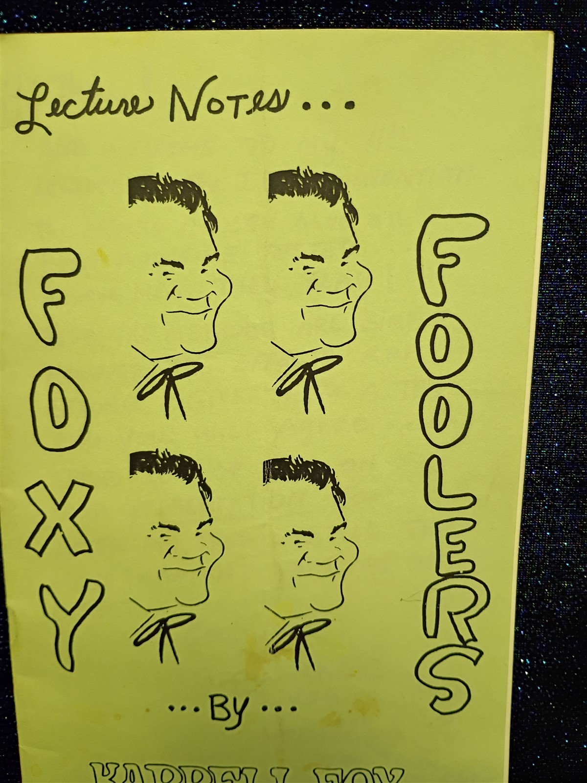 Karrell Fox Lecture Notes Foxy Foolers