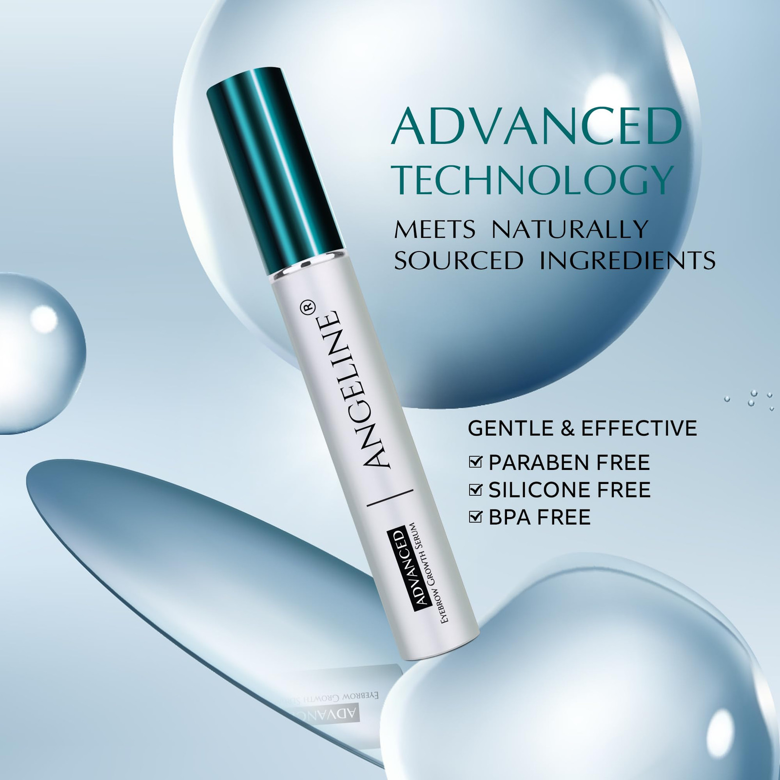 Premium Eyebrow Growth Serum for Thicker Brows, Advanced Eyebrow Serum to Gro...