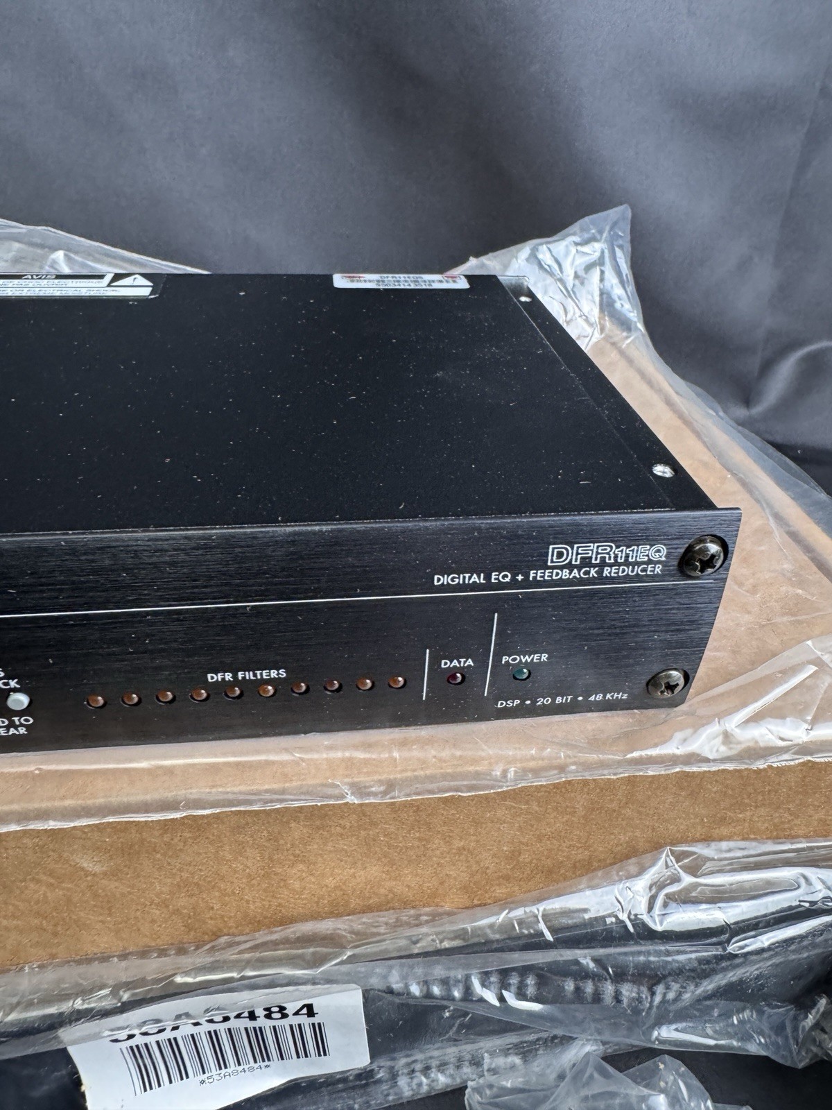 Shure DFR11EQ Digital EQ + Feedback Reducer (DFR11EQ5) Rack Mountable New Open