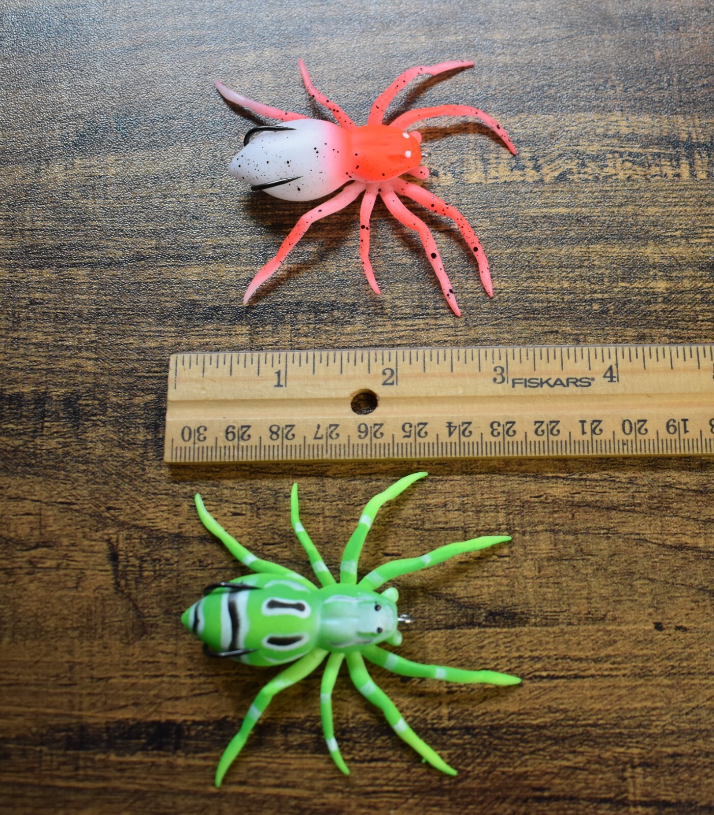 Super Float Realistic Silicone Spider Soft Bait Fishing Lure w/High Double Hook