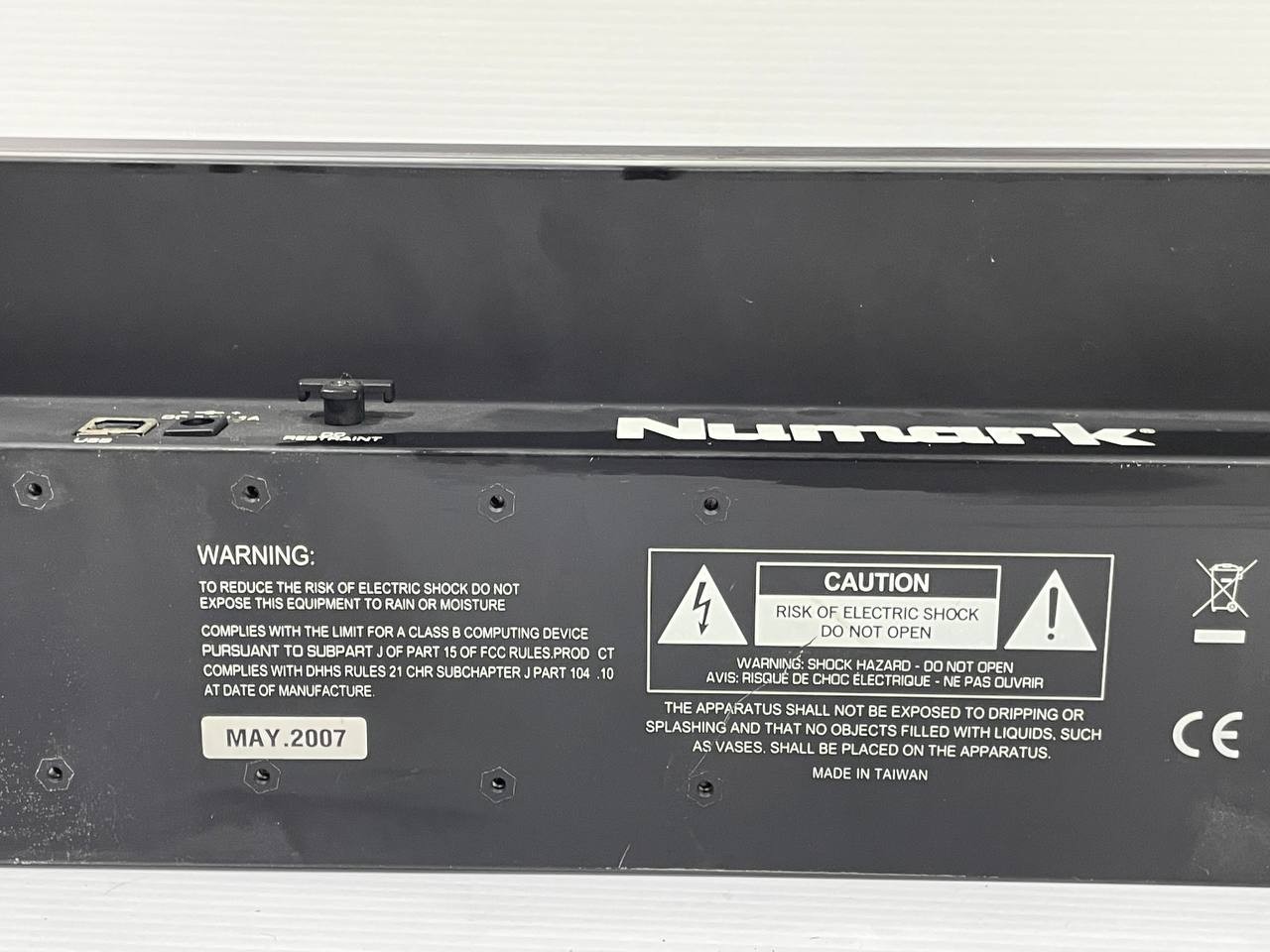 Numark DMC2 PROFESSIONAL RACKMOUNT DJ SOFTWARE CONTROLLER - No Cord, Untested.