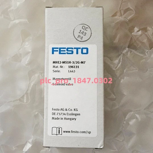 1PCS Brand New Festo MHE2-MS1H-3/2G-M7 196131 Solenoid Valve  Fast Shipment