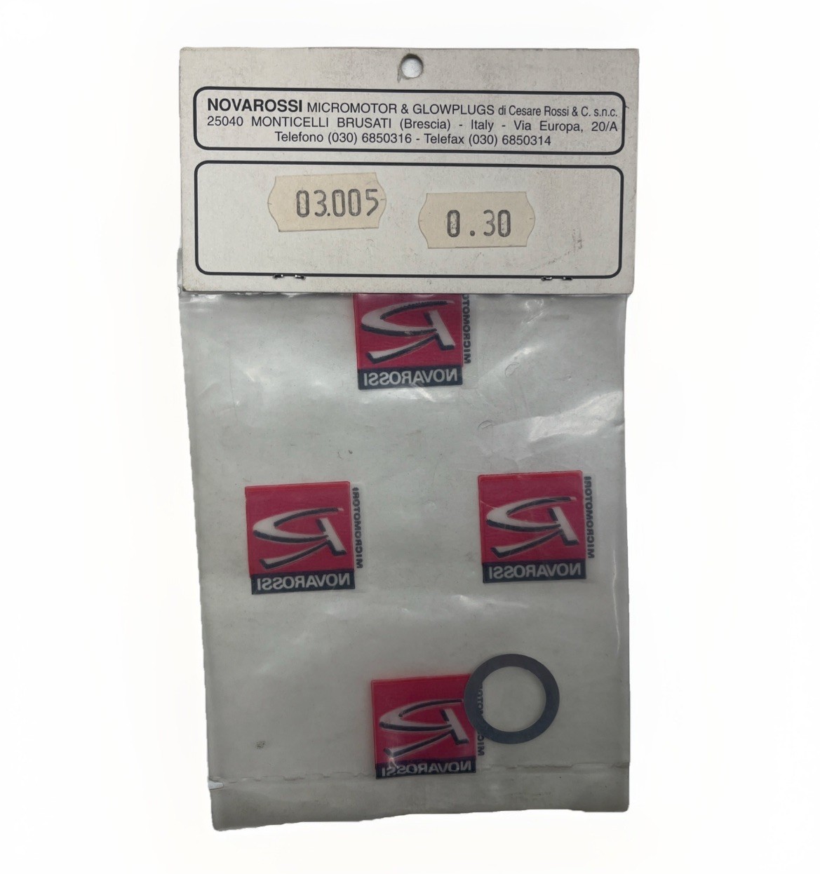Novarossi 03.005 Aluminum 0.30mm Head Gasket (Shim)
