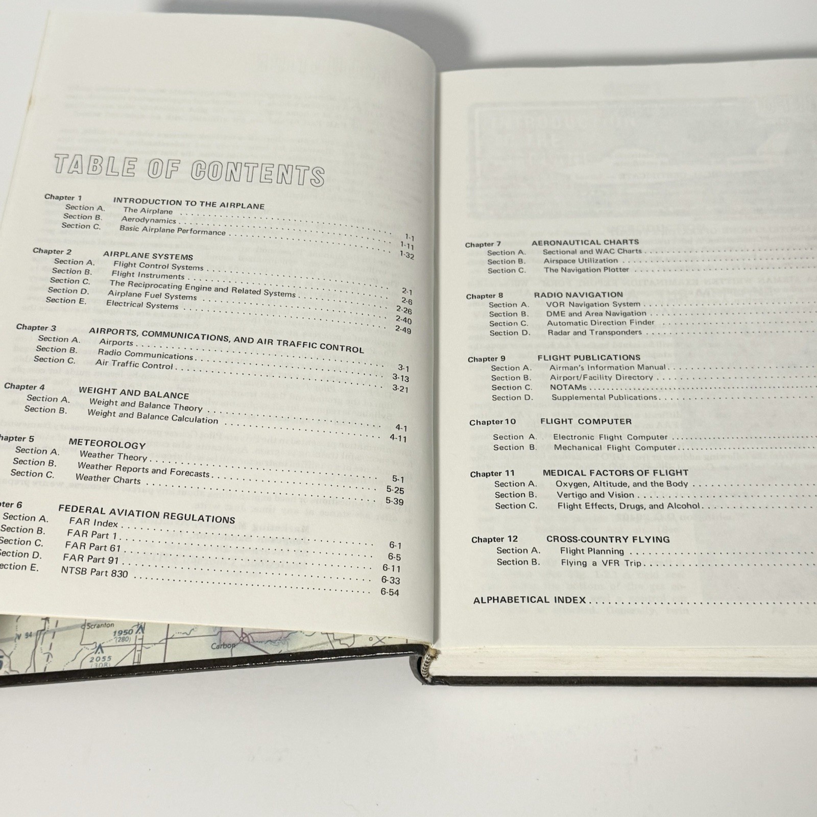 1984 Private Pilot Manual Hardcover Textbook Jeppesen Sanderson FAR Part 141 FAA