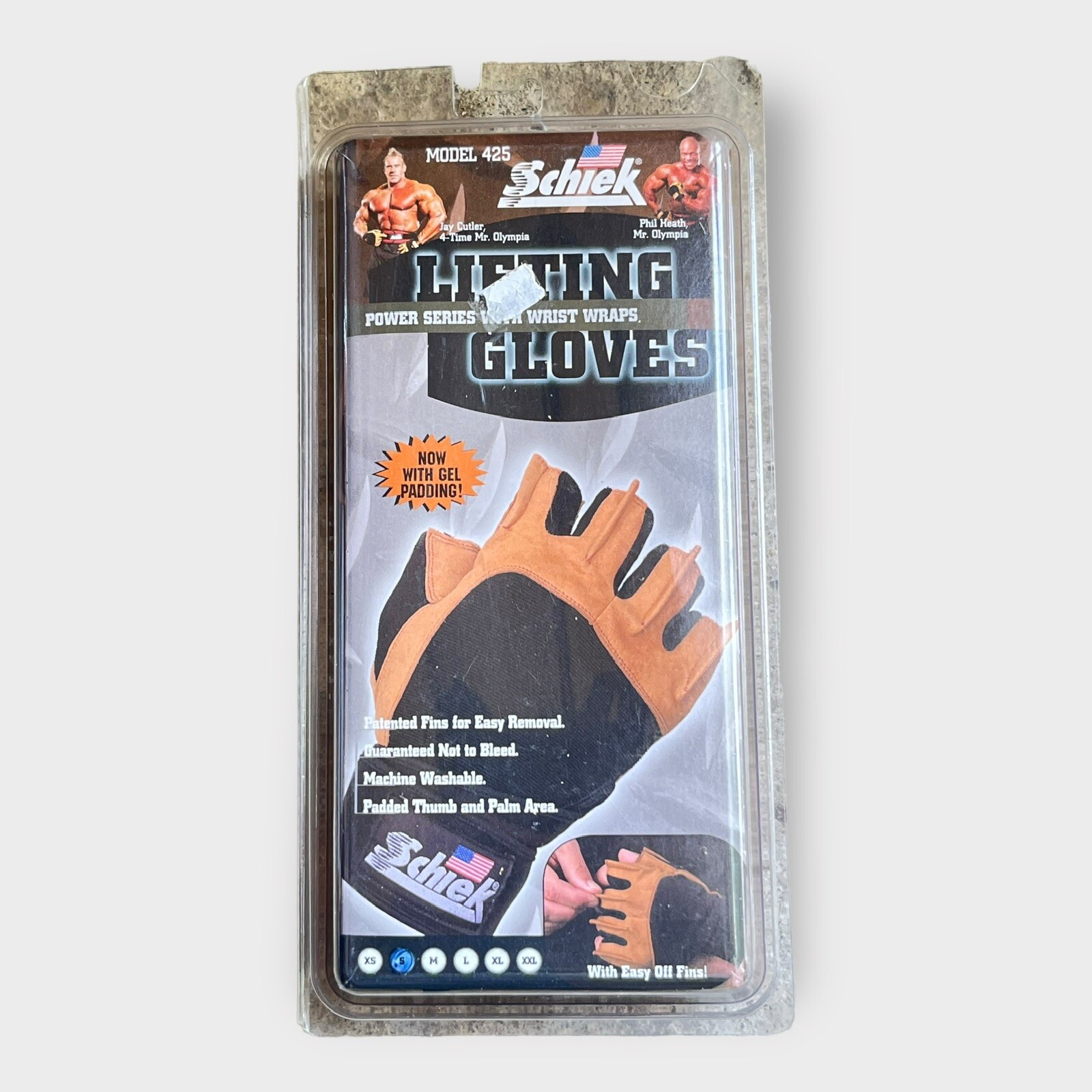 Schiek Sports Model 425 Power Series Weight Lifting Gloves SMALL NEW USA