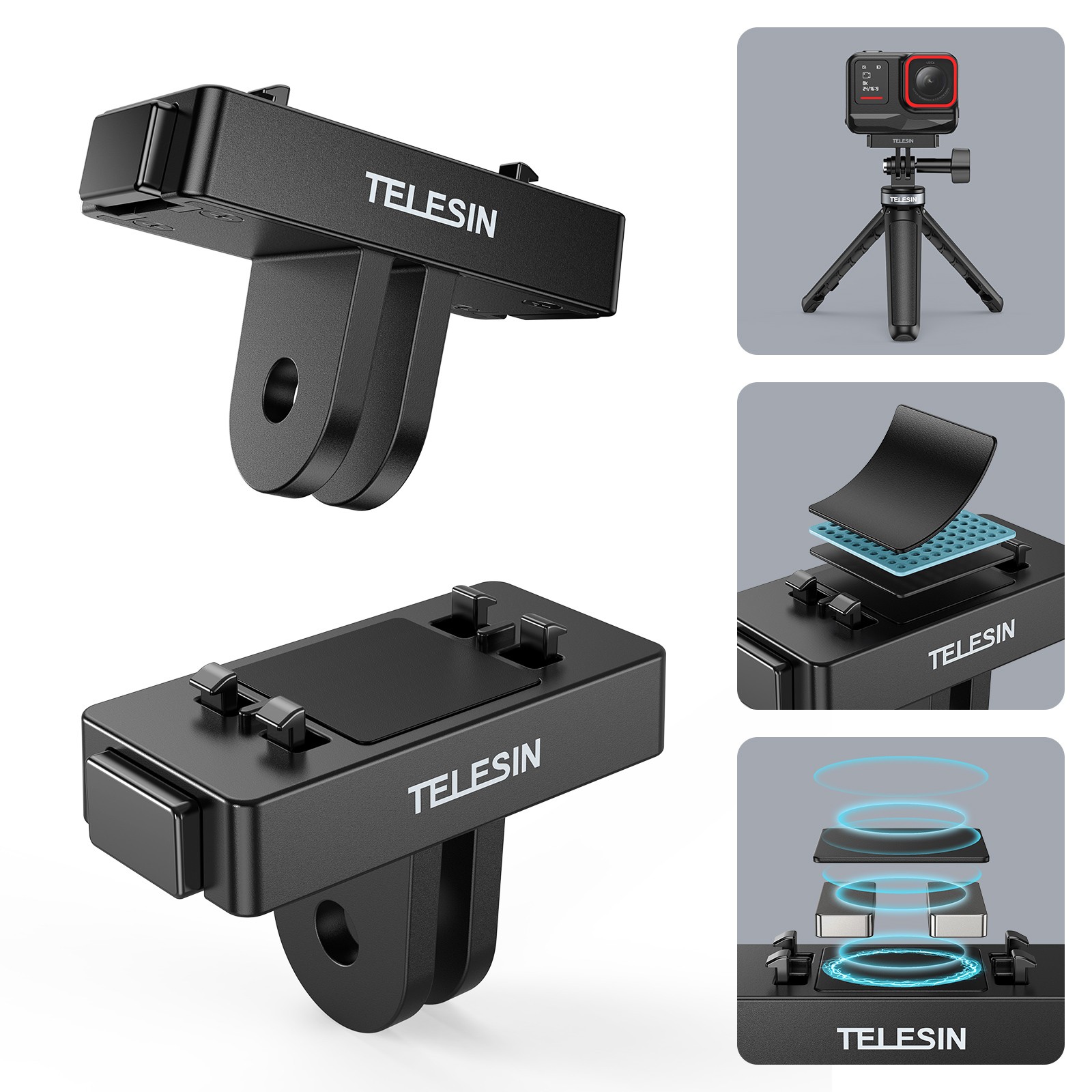 Magnetic Quick Release Base Bracket for Insta360 Ace/Ace pro Action Camera Part