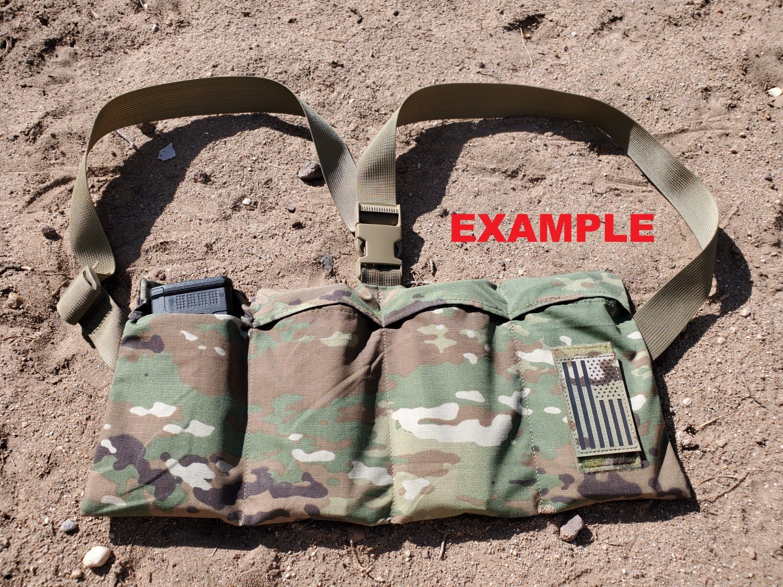 4-Pocket Bandolier 2.0. OCP. Right Patch