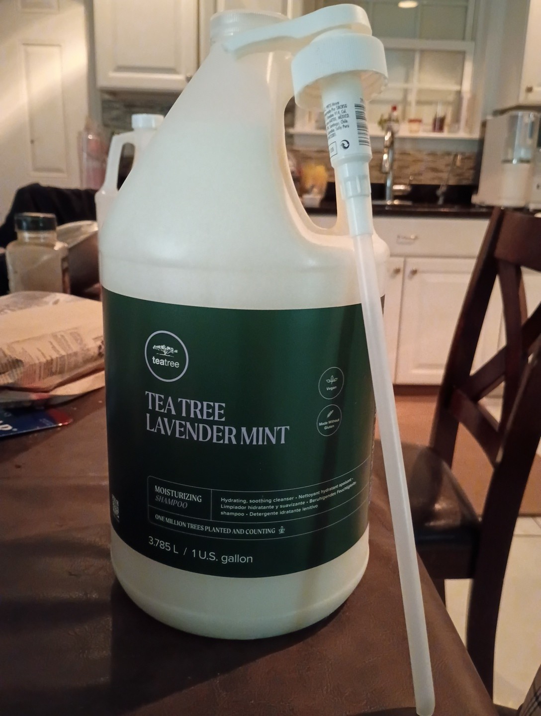 Paul Mitchell Tea Tree Lavender Mint Moisturizing Shampoo Gallon Size