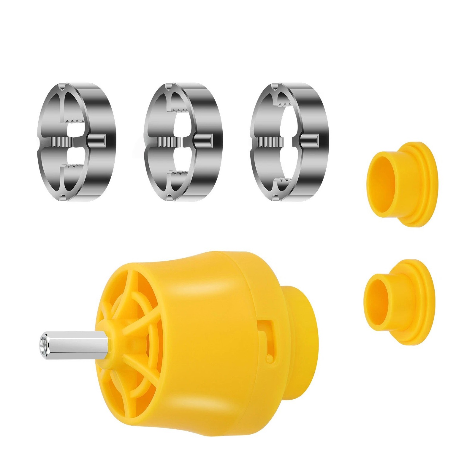 Durable PVC Thread Maker Tool Pipe Threader Plumbing Tool with 3 Dies Electric