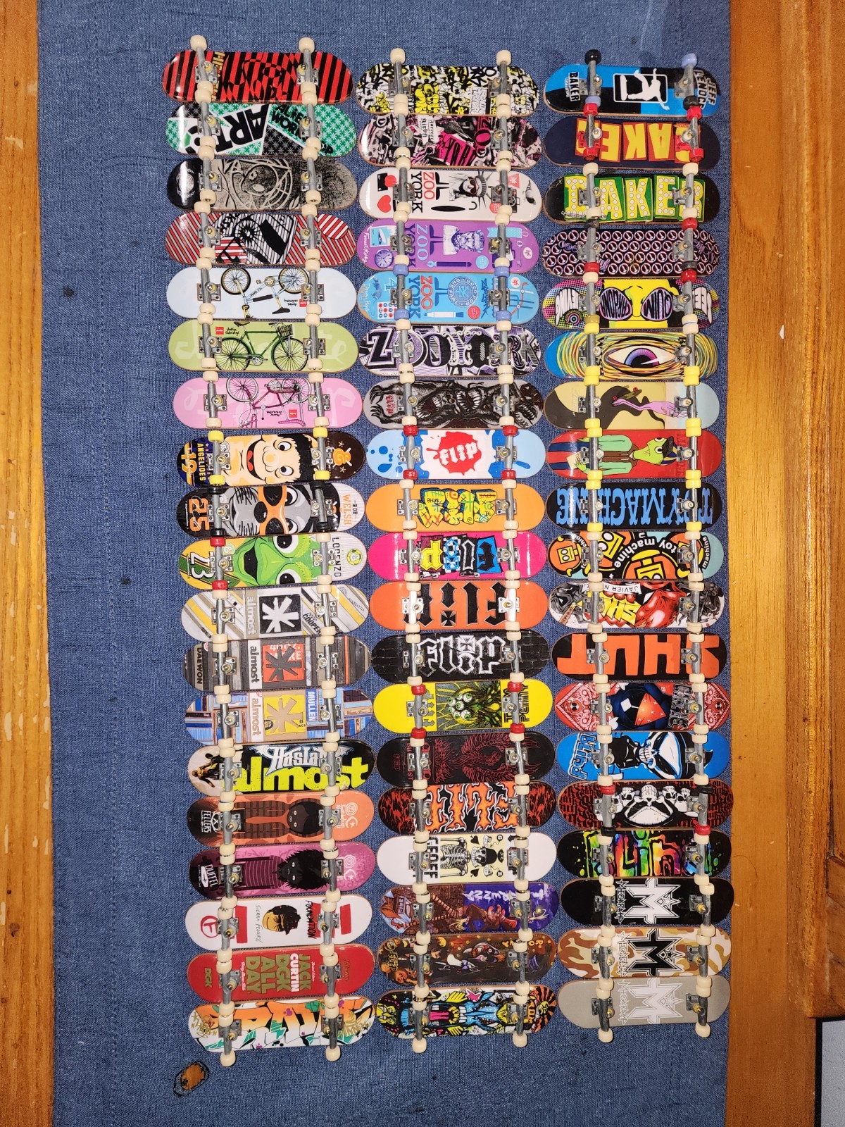 Huge Tech Deck Fingerboard Lot Zoo York Flip Baker Almost Blind Alien Workshop