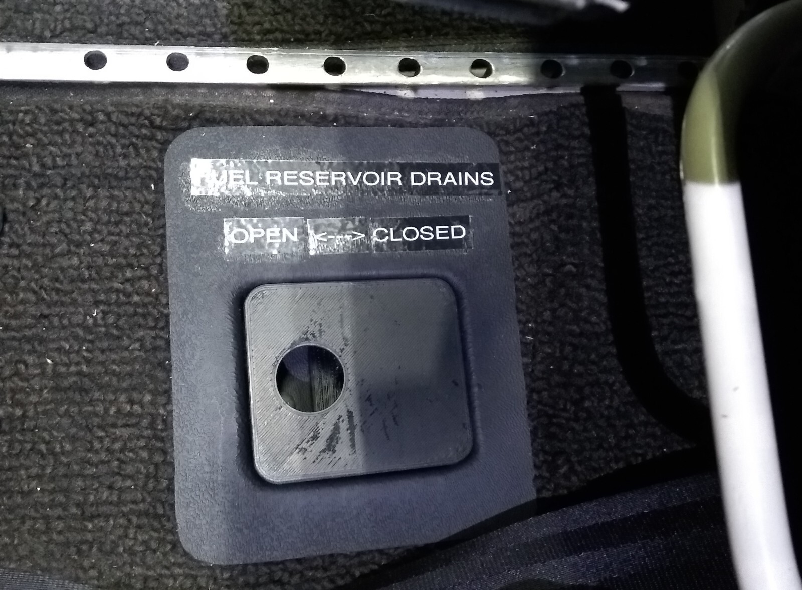 Cessna Cardinal 177 Fuel Drain Cover Cap