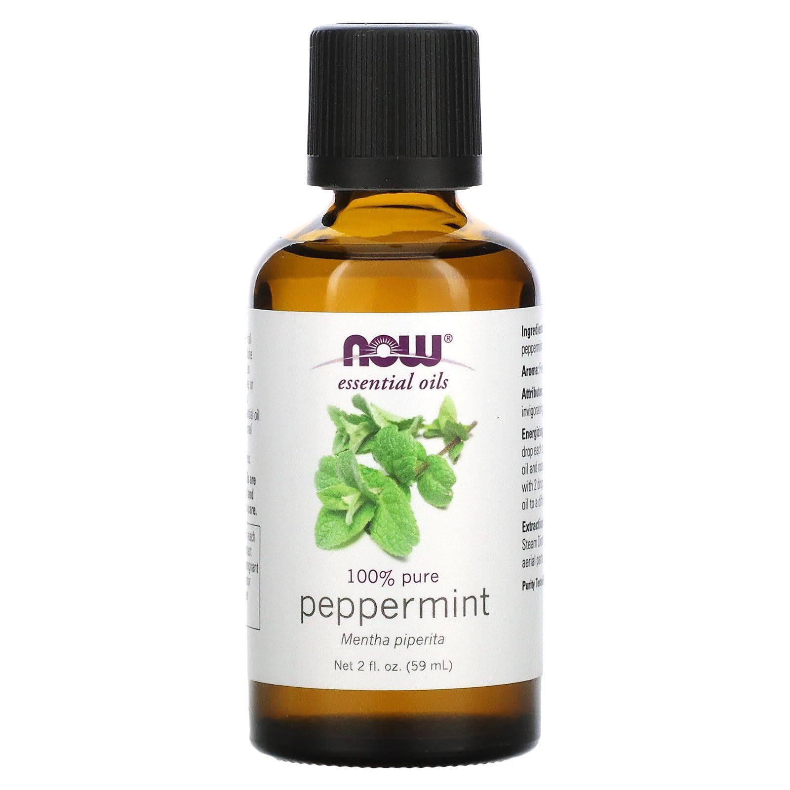 100 Pure Peppermint Essential Oil 2 Fl Oz Aromatherapy Energizing Scent