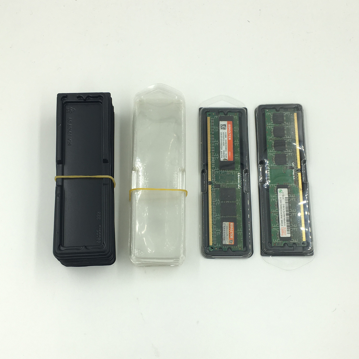 100x NEW DESKTOP RAM Memory Packaging Storage Box Case Protective Plastic Shell