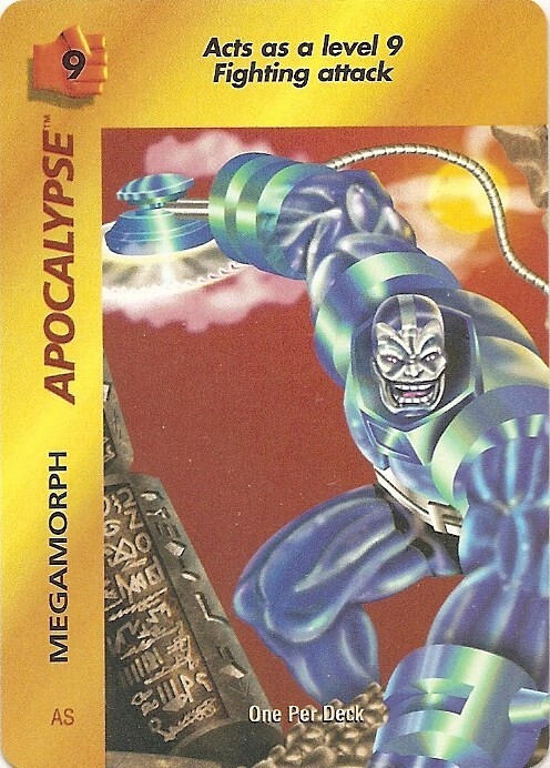 Marvel OVERPOWER Apocalypse  - Megamorph - OPD - Rare - OP