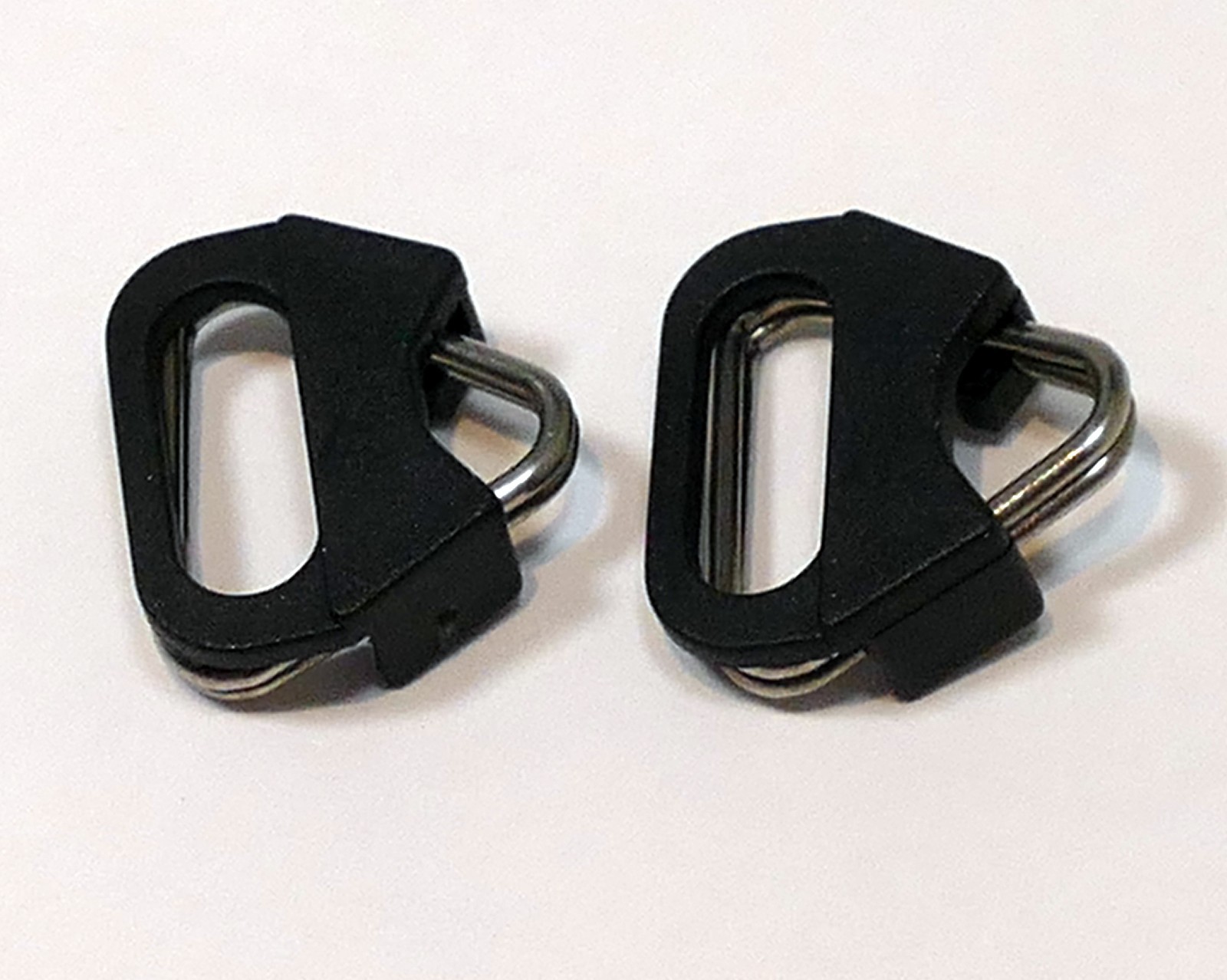 15mm OD Camera Strap Lug Split triangle ring stainless steel w/ plastic cap NEW