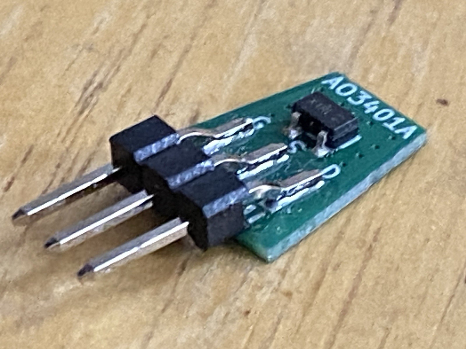 AO3401A P-MOSFET with 2.54mm SIP Pins for Breadboard Prototyping ThruHole US