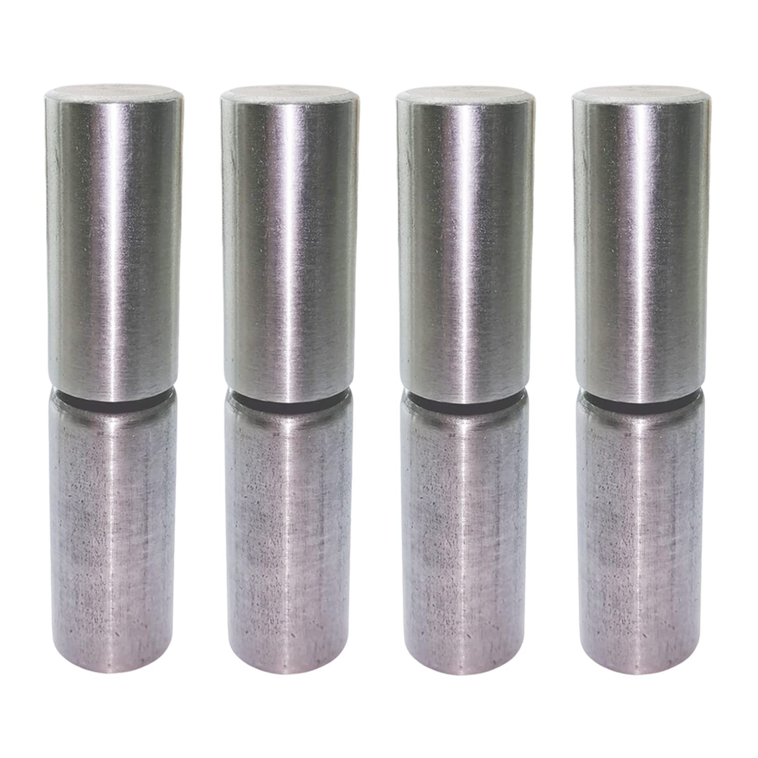 4 Pack 4" Weld On Bullet Hinges, Weldable Barrel Hinges Heavy Duty Steel Gate...