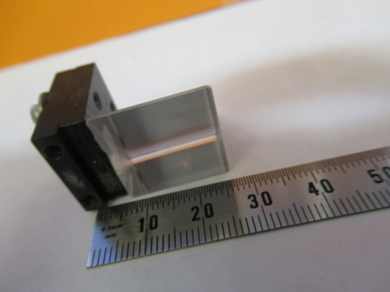 OPTICAL MOUNTED MIRROR PLANO OPTICS AS PICTURED #P3-A-23