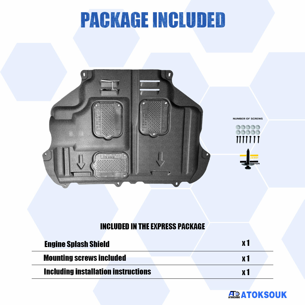 Front Skid Plate For Ford Focus 2012-2025 Impact Resistant Engine Guard Cover