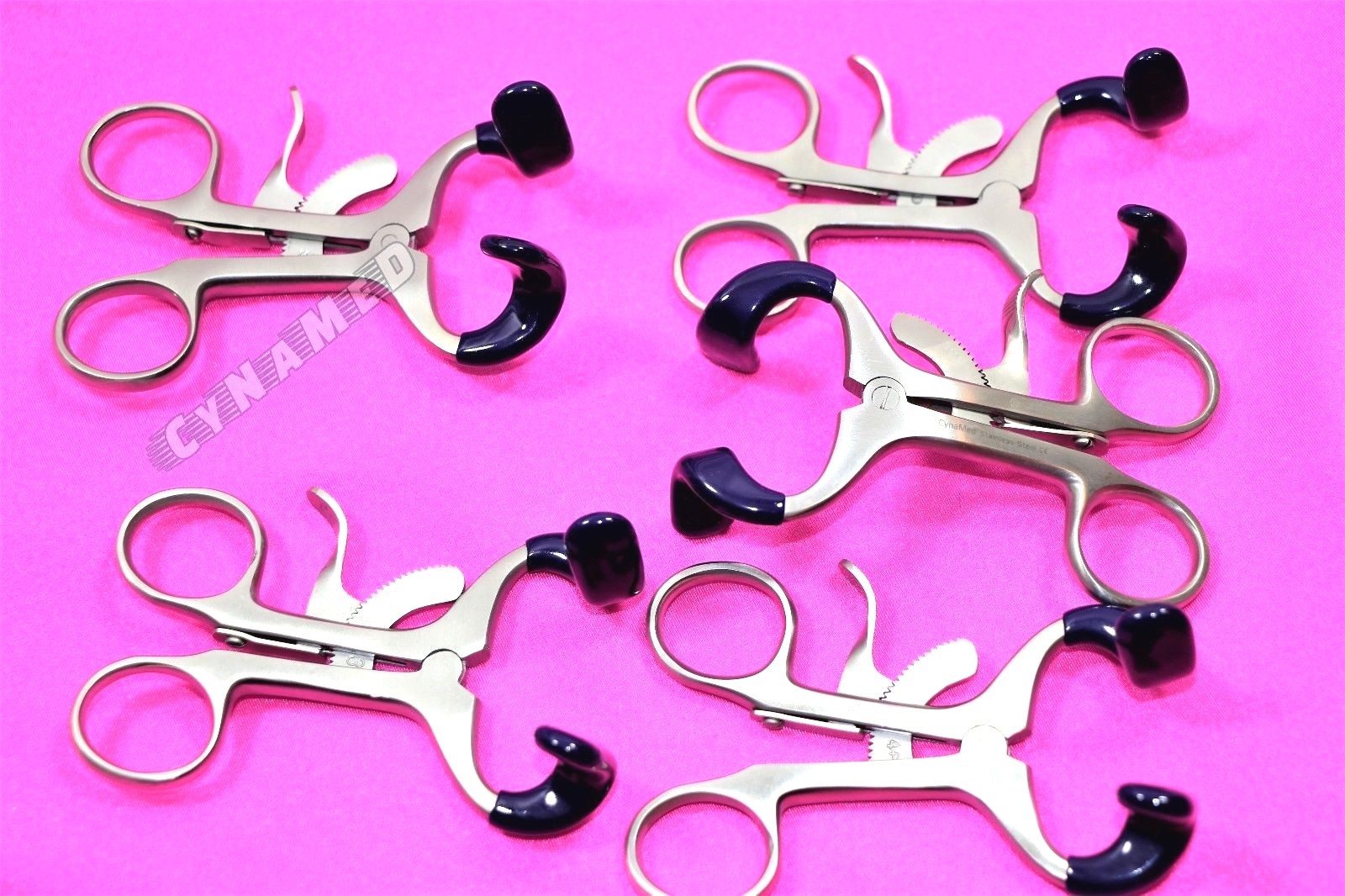 5 Premium German Stainless Molt Mouth Gag Blue 3.5" Dental Surgical Instruments