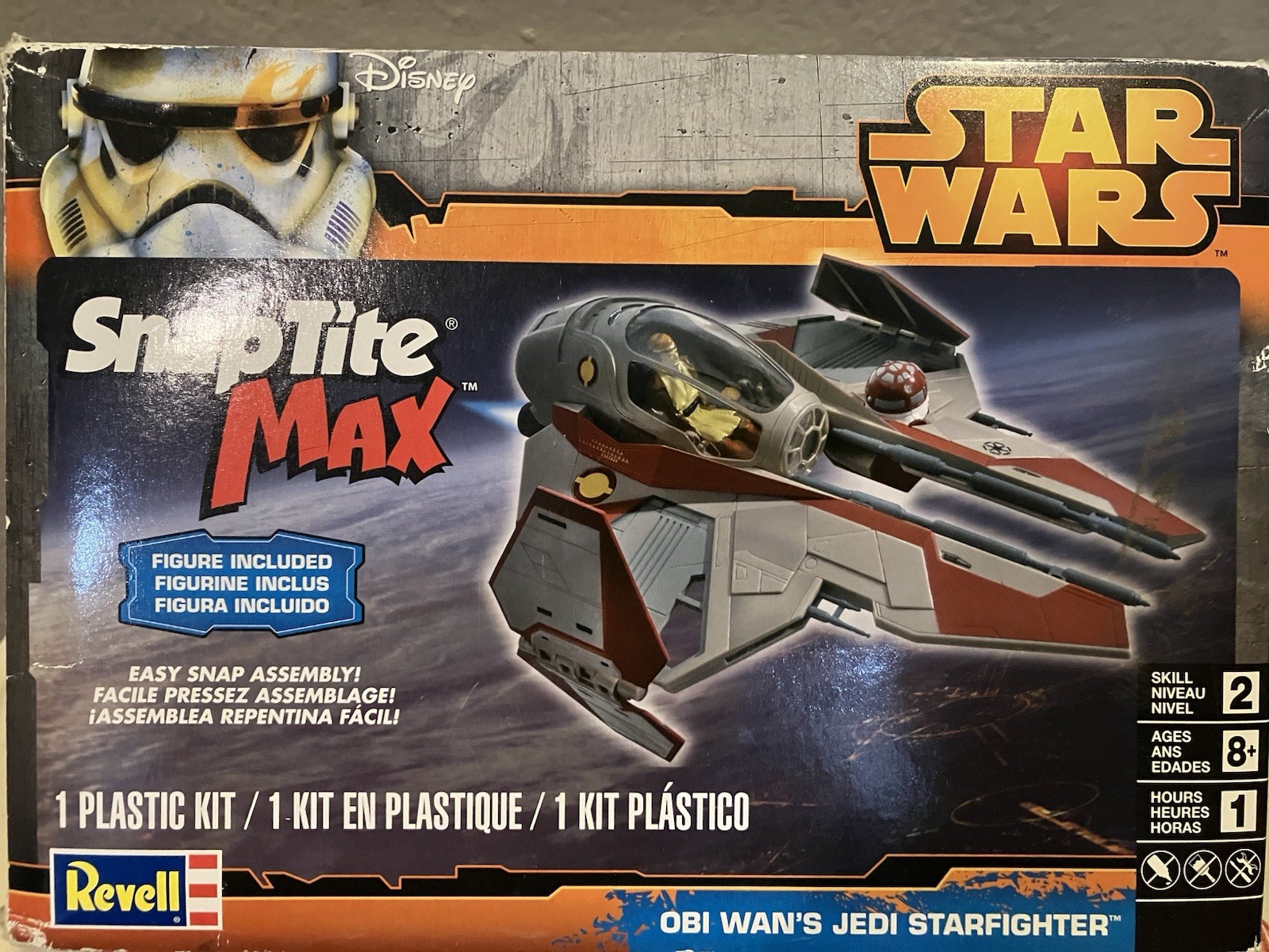 Revell SnapTite Max Star Wars Obi-Wan's Jedi Starfighter Model Kit 85-1895