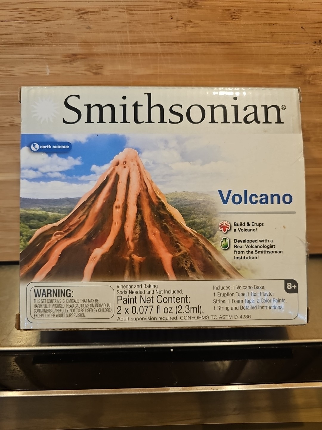 Lot x2 Smithsonian STEM Science Kits: Magic Rocks & Volcano NEW