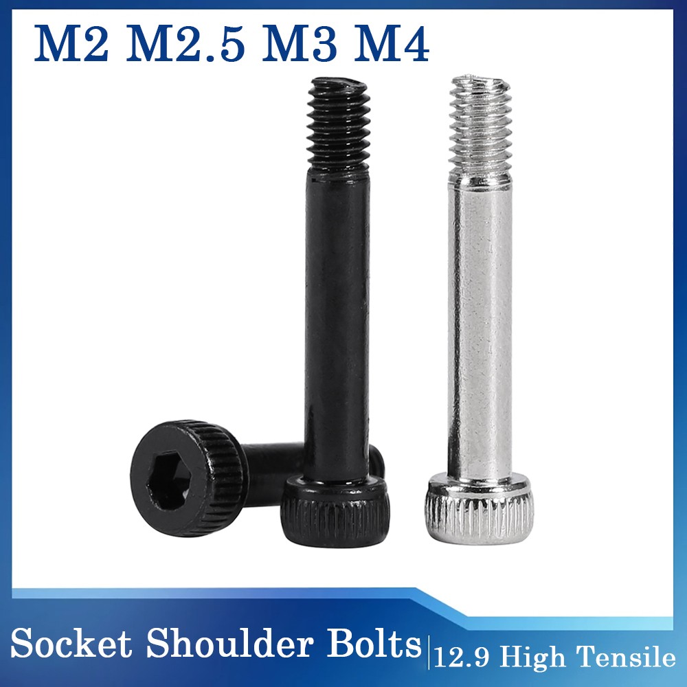 M2 M2.5 M3 M4 Socket Shoulder Bolts 12.9 High Tensile Hex Allen Key Screws