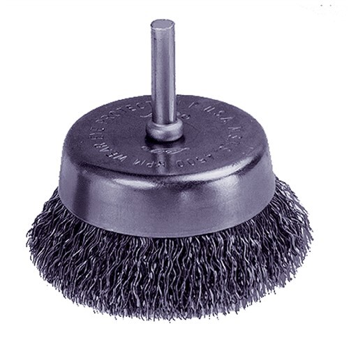 BRUSH WIRE CUP 2-1/2IN. .014 WIRE CRIMPED LIS14020 Brand New!