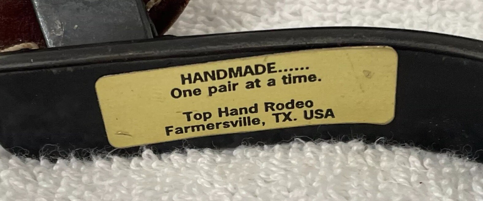 Top Hand Spurs, Handmade W/Turqoise. Marked PM