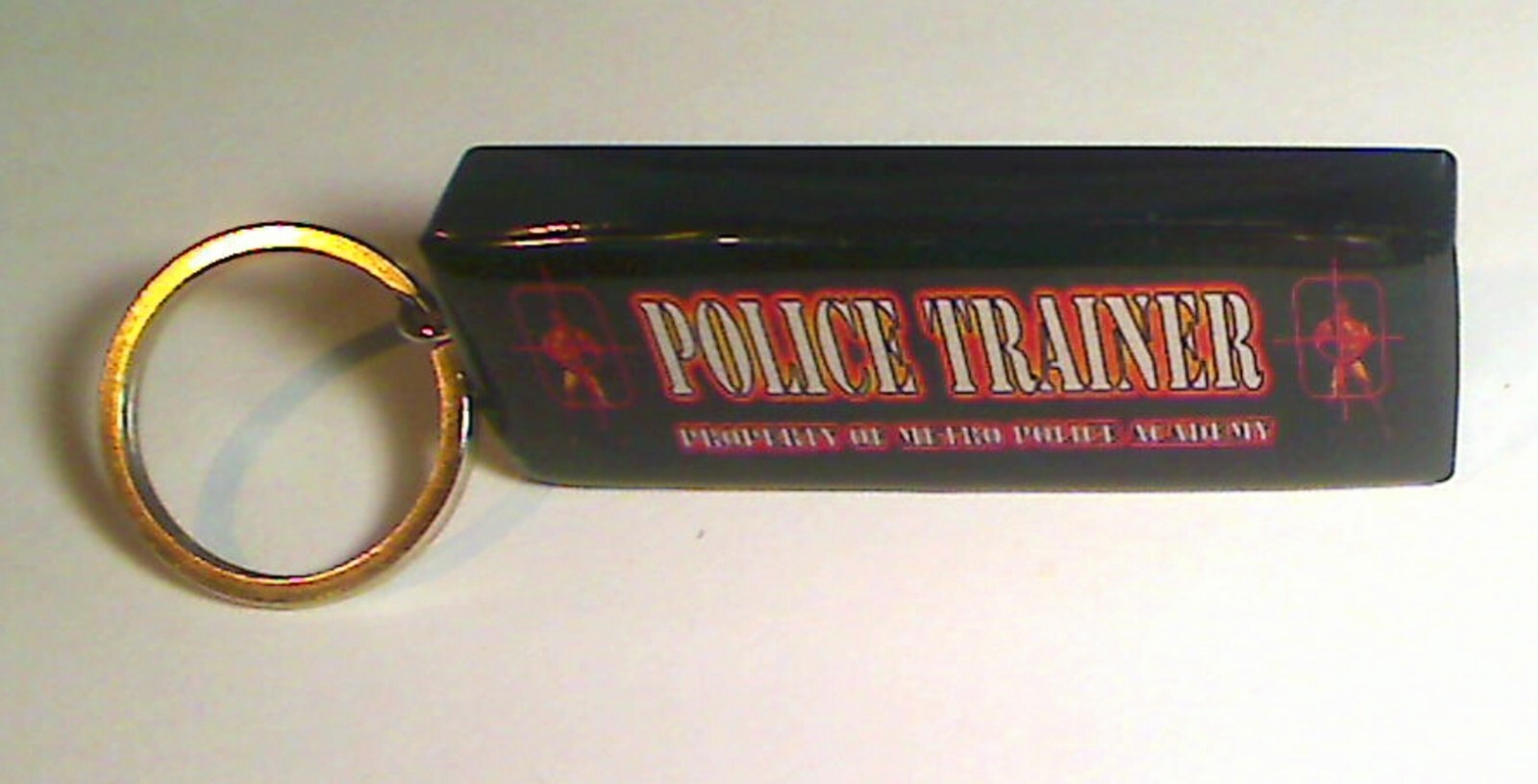 Police Trainer Arcade Marquee Coin Door accessory Keychain