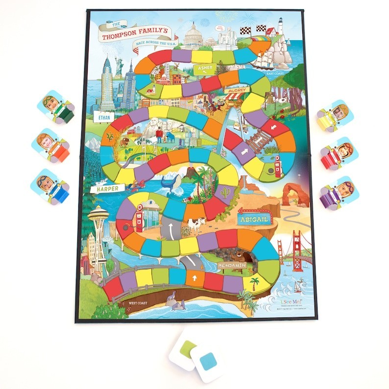 Personalized Board Game | Custom Board Game | Family Game Night