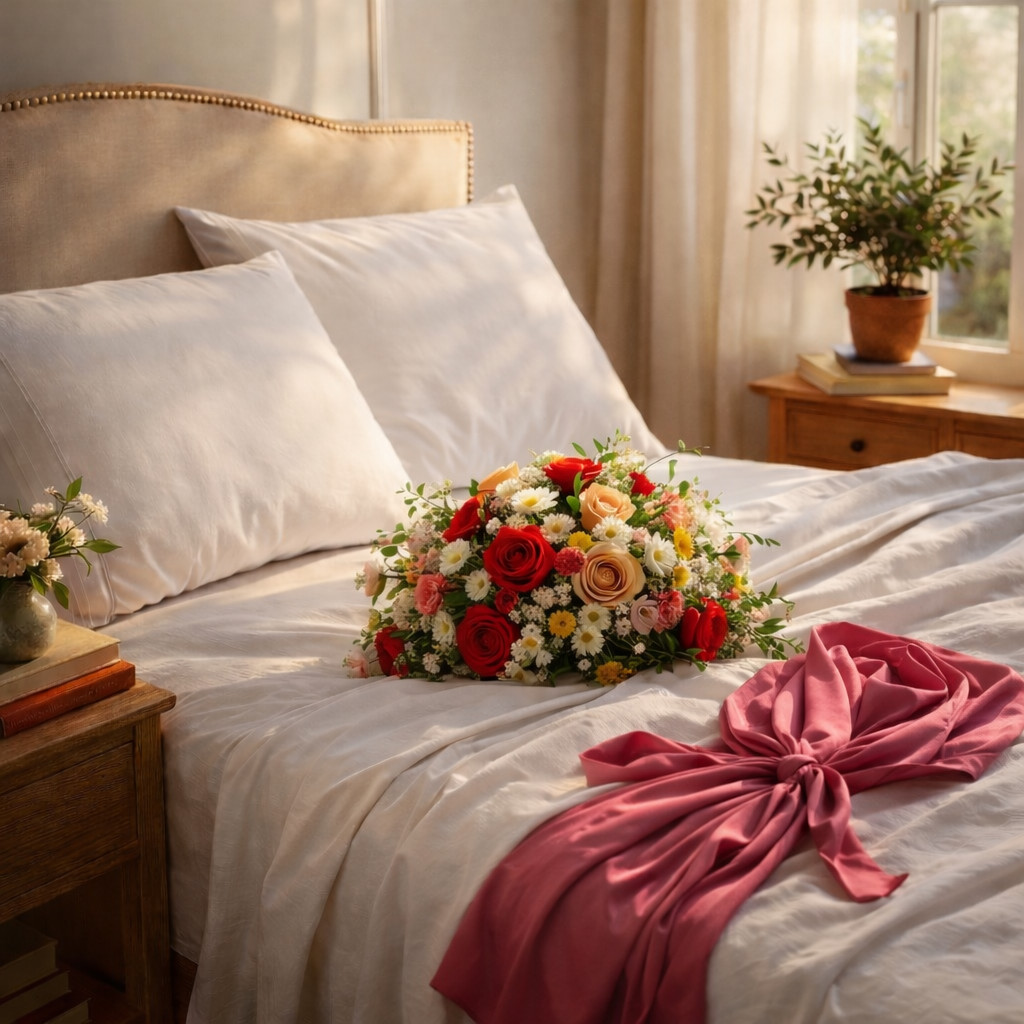 Queen Bed Sheet Set White 4 Piece Microfiber Sheets Deep Pocket Wrinkle Free