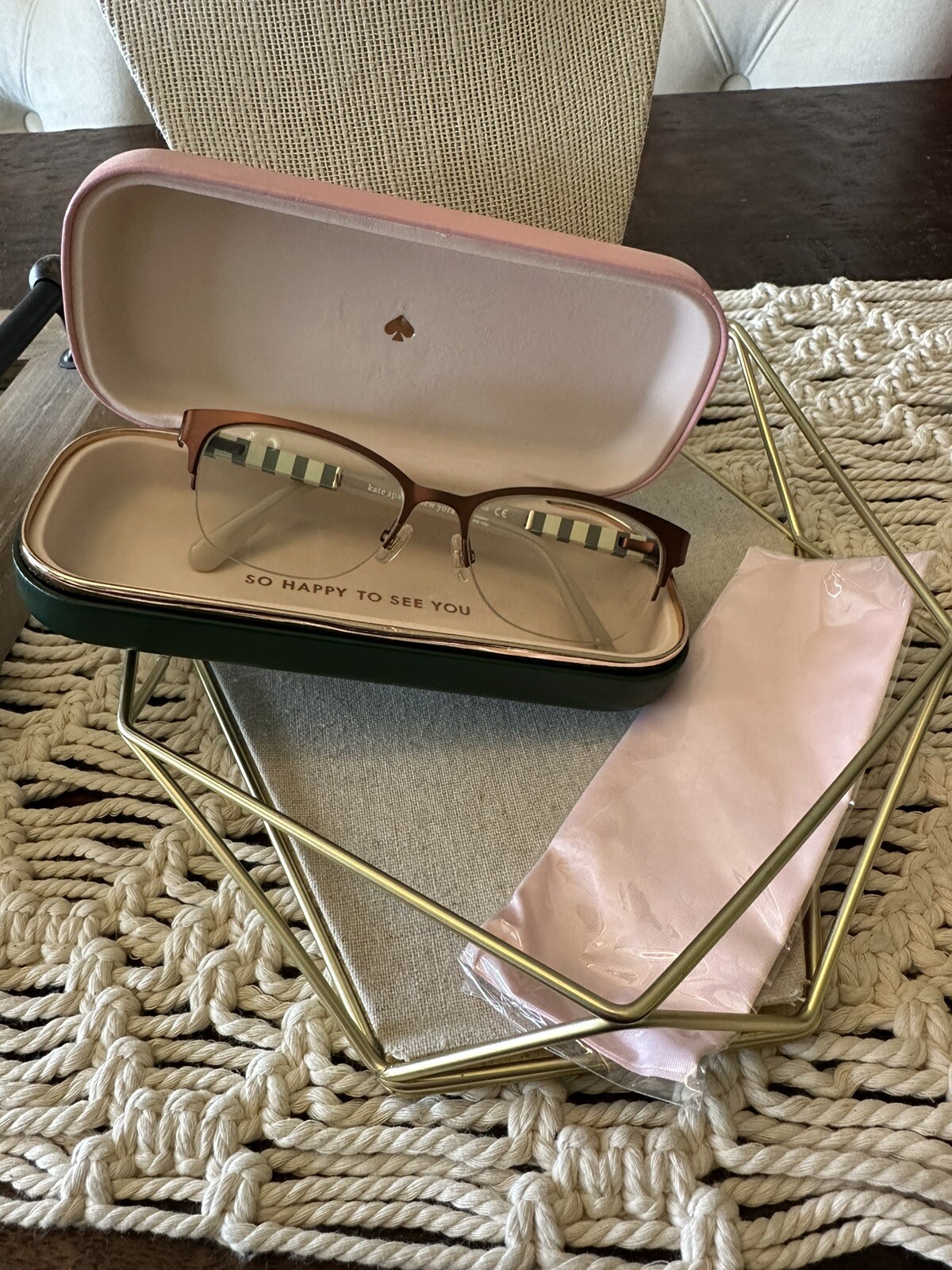 Kate Spade Eyeglasses - With Case & Dust Cloth