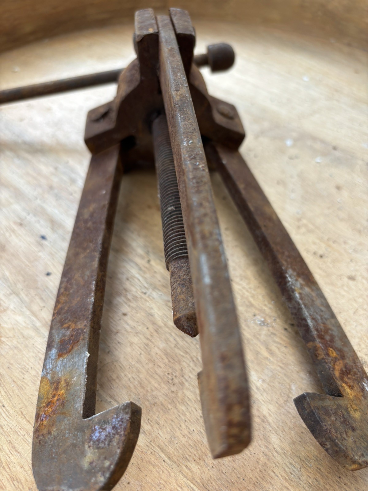 Vintage Bearing Puller Mechanical Tool