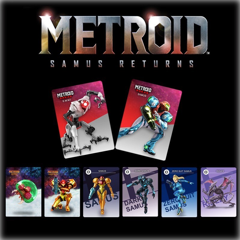 NEW ALL 11PCS Amiibos METROID DREAD PVC Card Fast Shipping!Free stickers!