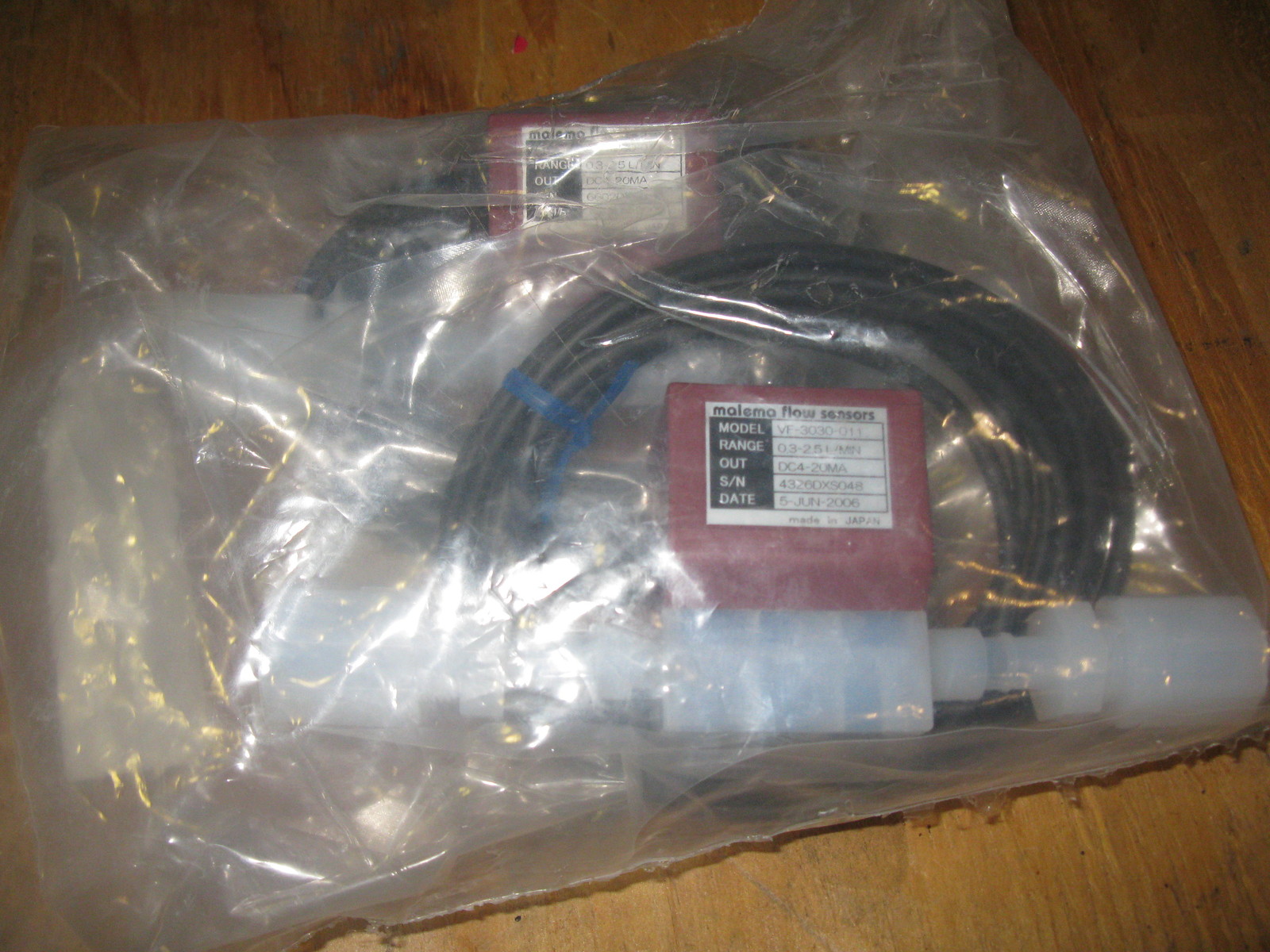Malema Sensors Vortex Flow Sensor Switch VF-3030-011 LAM Research 679-041891