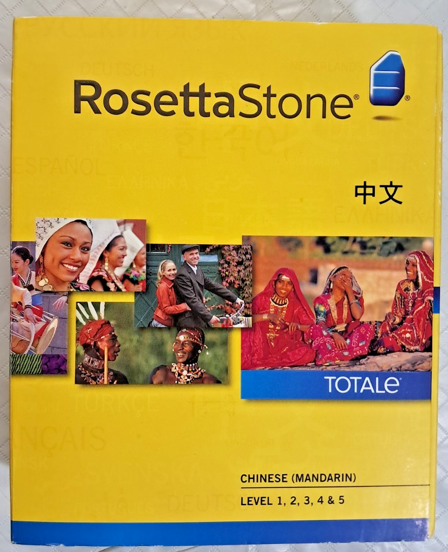 Rosetta Stone Chinese Mandarin Language Level 1-5 Version 4 Complete