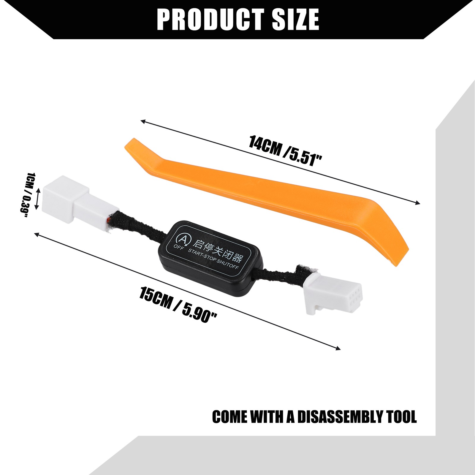 Auto Start Stop A-Off Cable Replacement for Toyota Highlander 2015-2021 1 Set