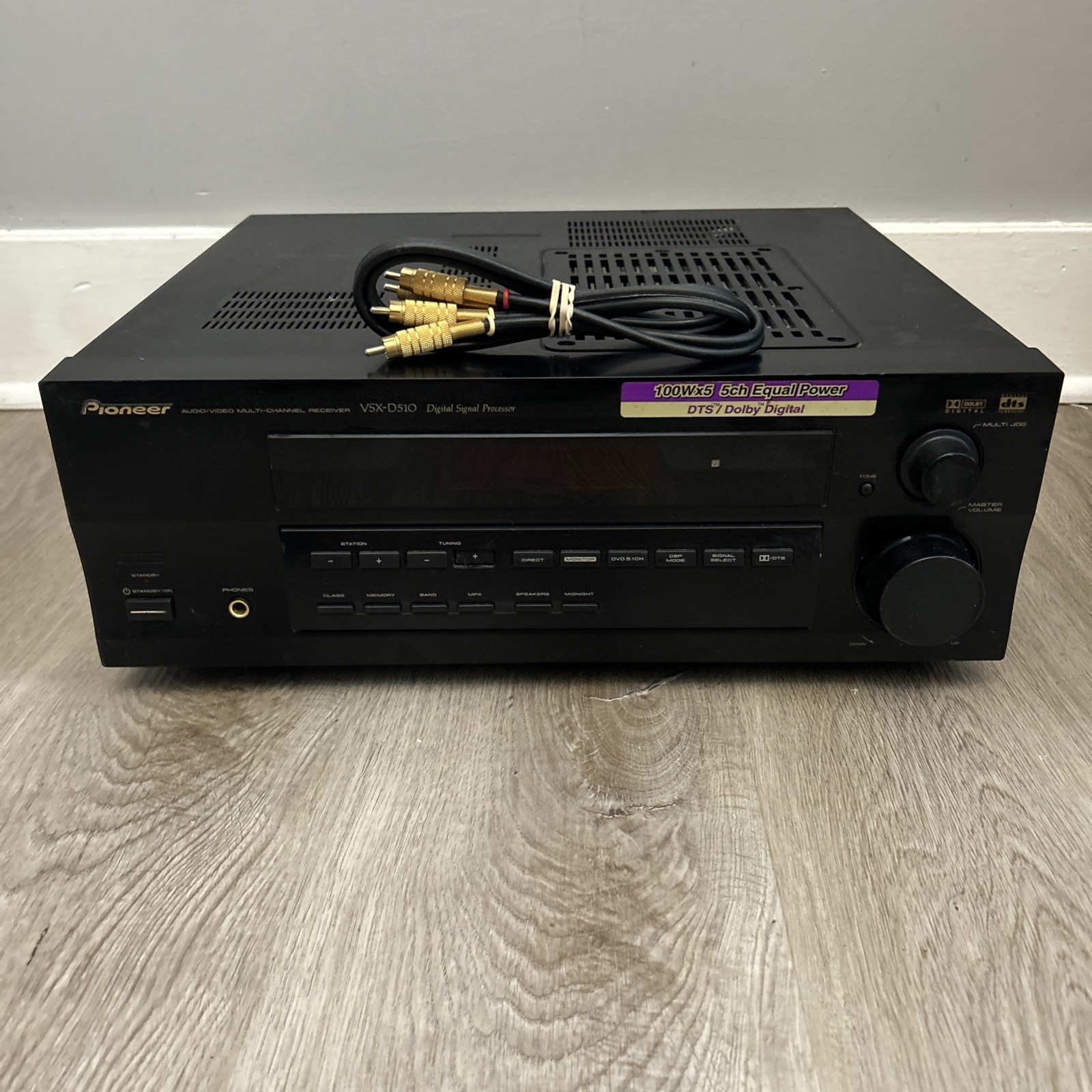 Pioneer A/V Home Theater Receiver VSX-D510 500W AM FM Dolby Digital Tested READ