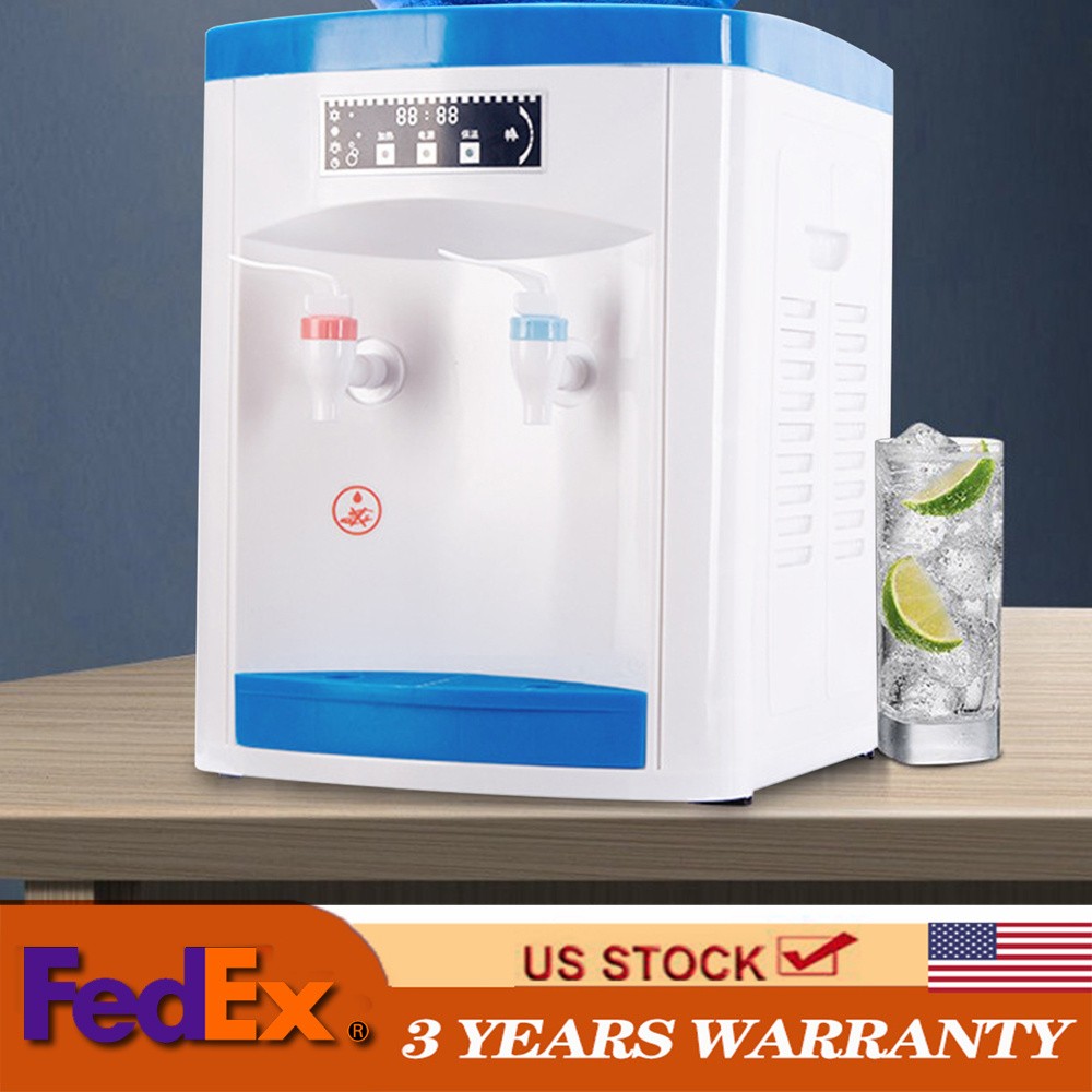 5 Gallon Hot Cold Water Dispenser Countertop Water Cooler Dispenser TOP Loading