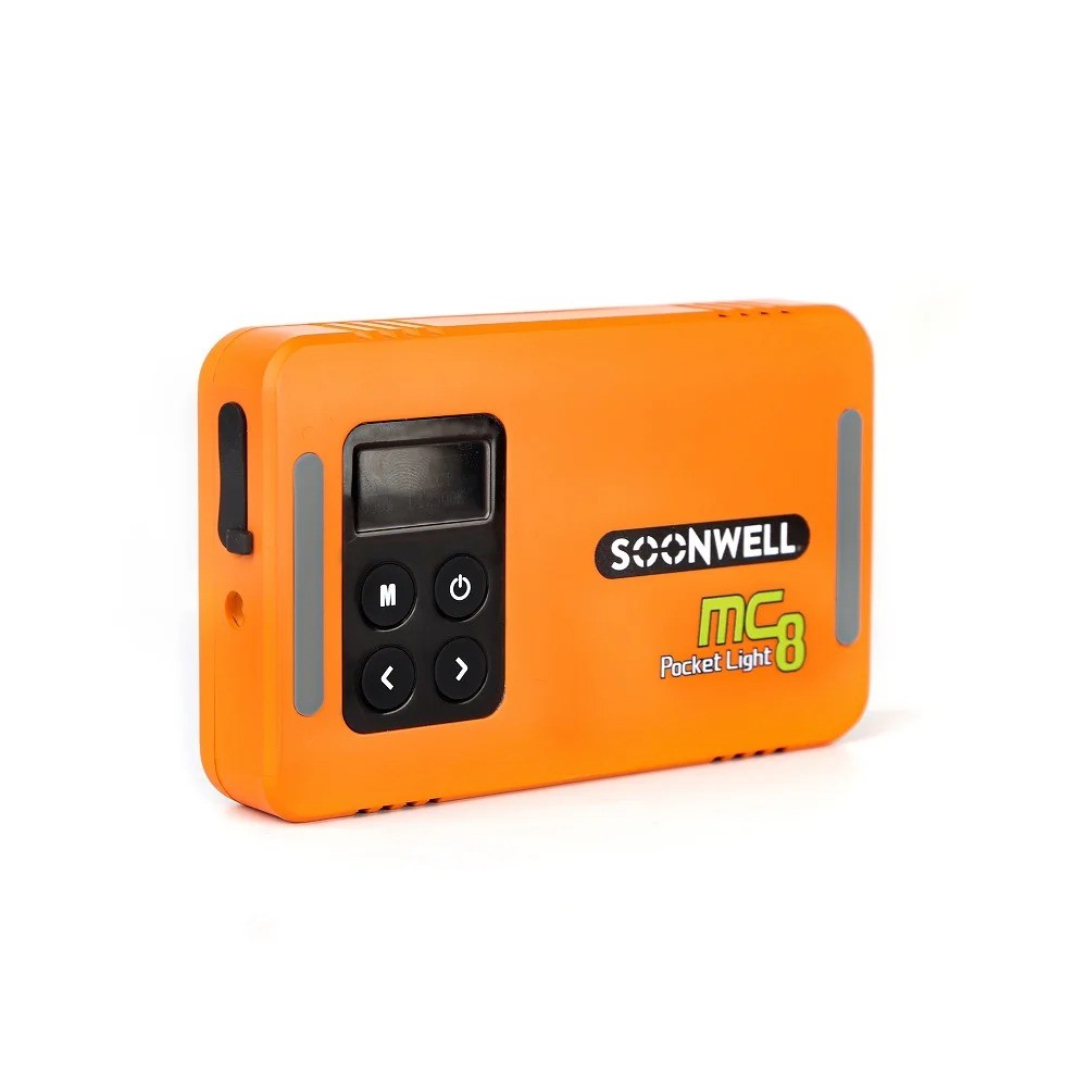 Soonwell MC8 8w RGB Full Color 15 Pixels LED Video Pocket Light CCT f Vlog Vedio