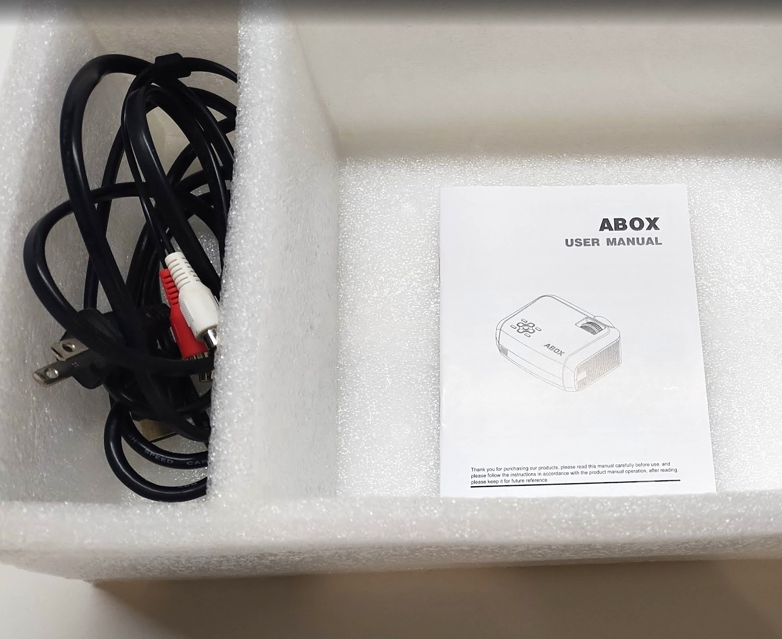 USED TESTED Abox Home Theater Projector