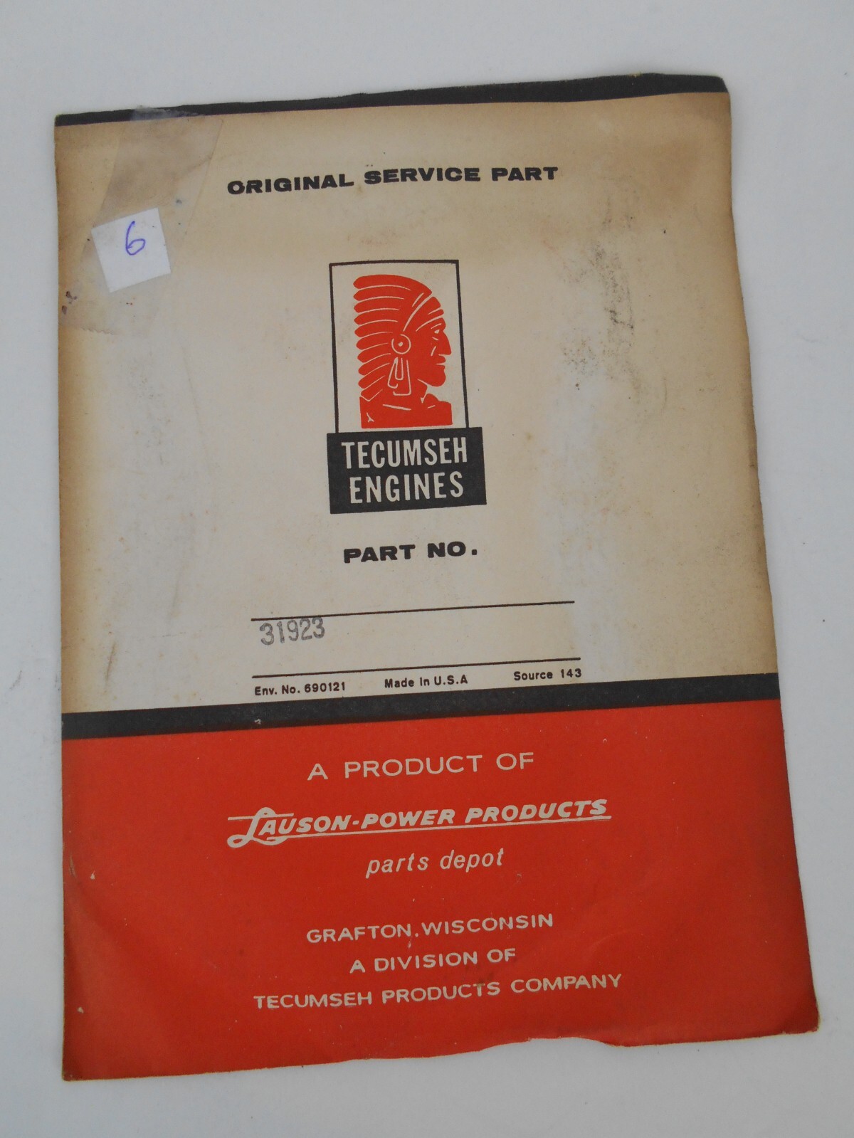 Tecumseh Head Gasket 31923