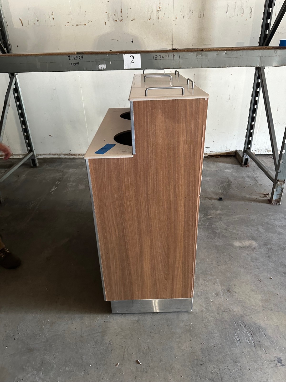 Custom Double Trash Rolling Cart